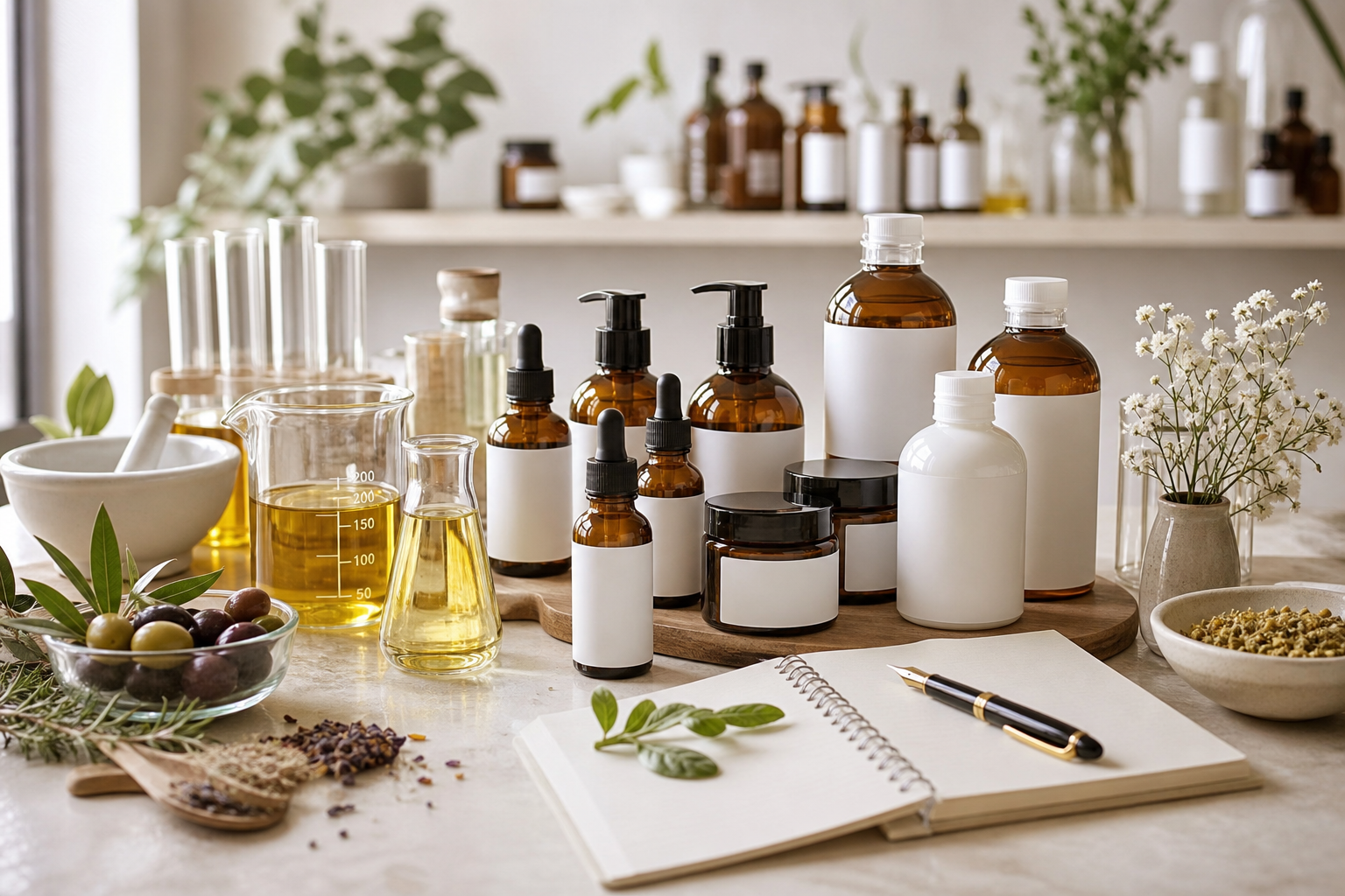 Private label formulation bottles